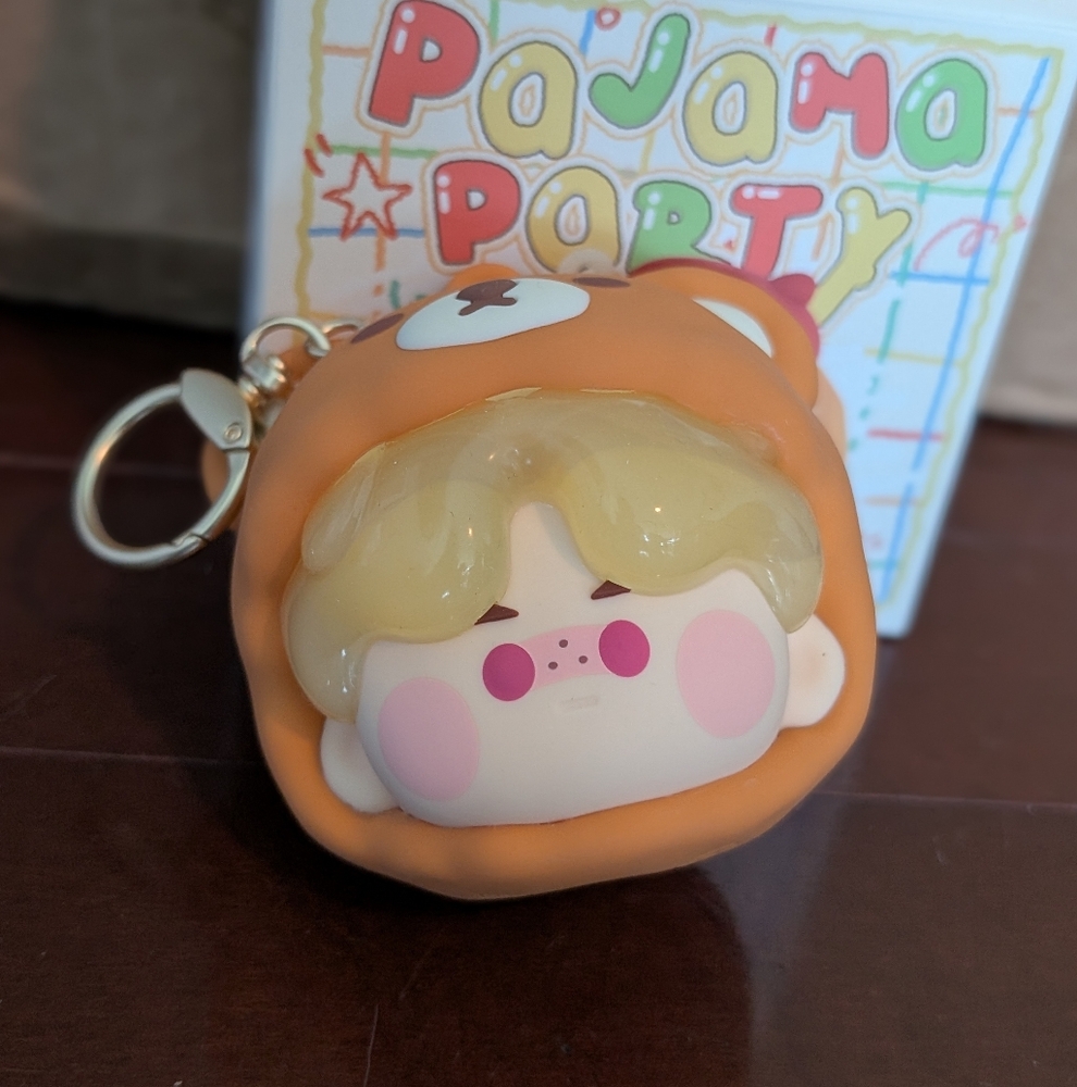 Cute Brown Bear Keychain for Small Pets